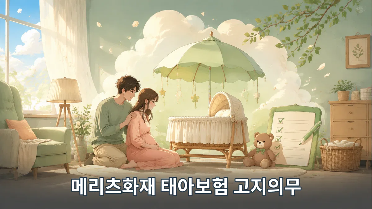 메리츠화재 태아보험 고지의무 안내 이미지 1