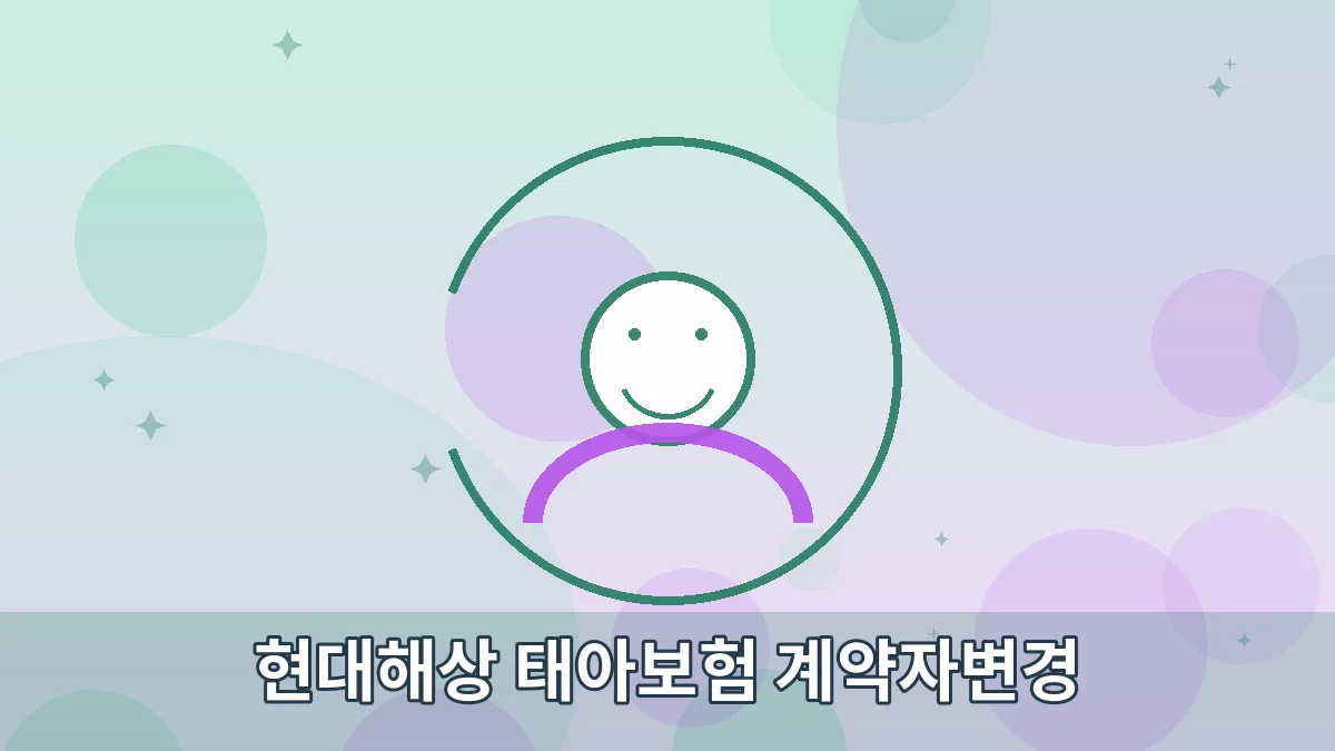 현대해상 태아보험 계약자변경 안내 이미지 4