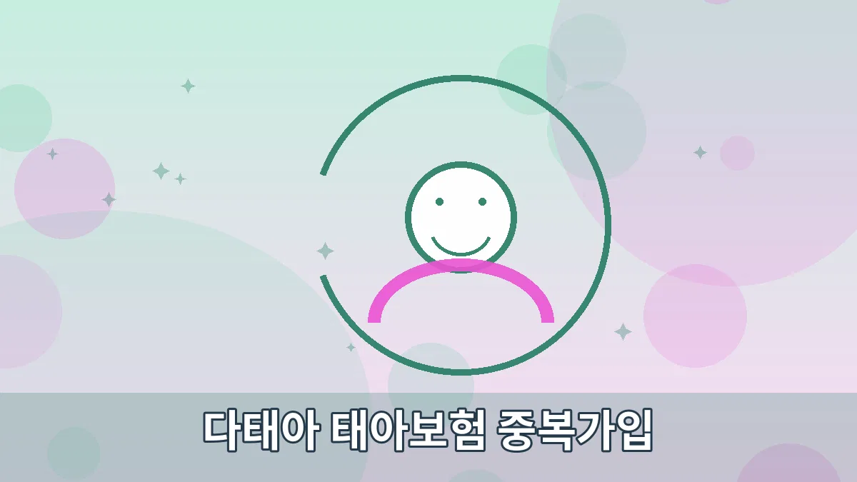다태아 태아보험 중복가입 안내 이미지 5